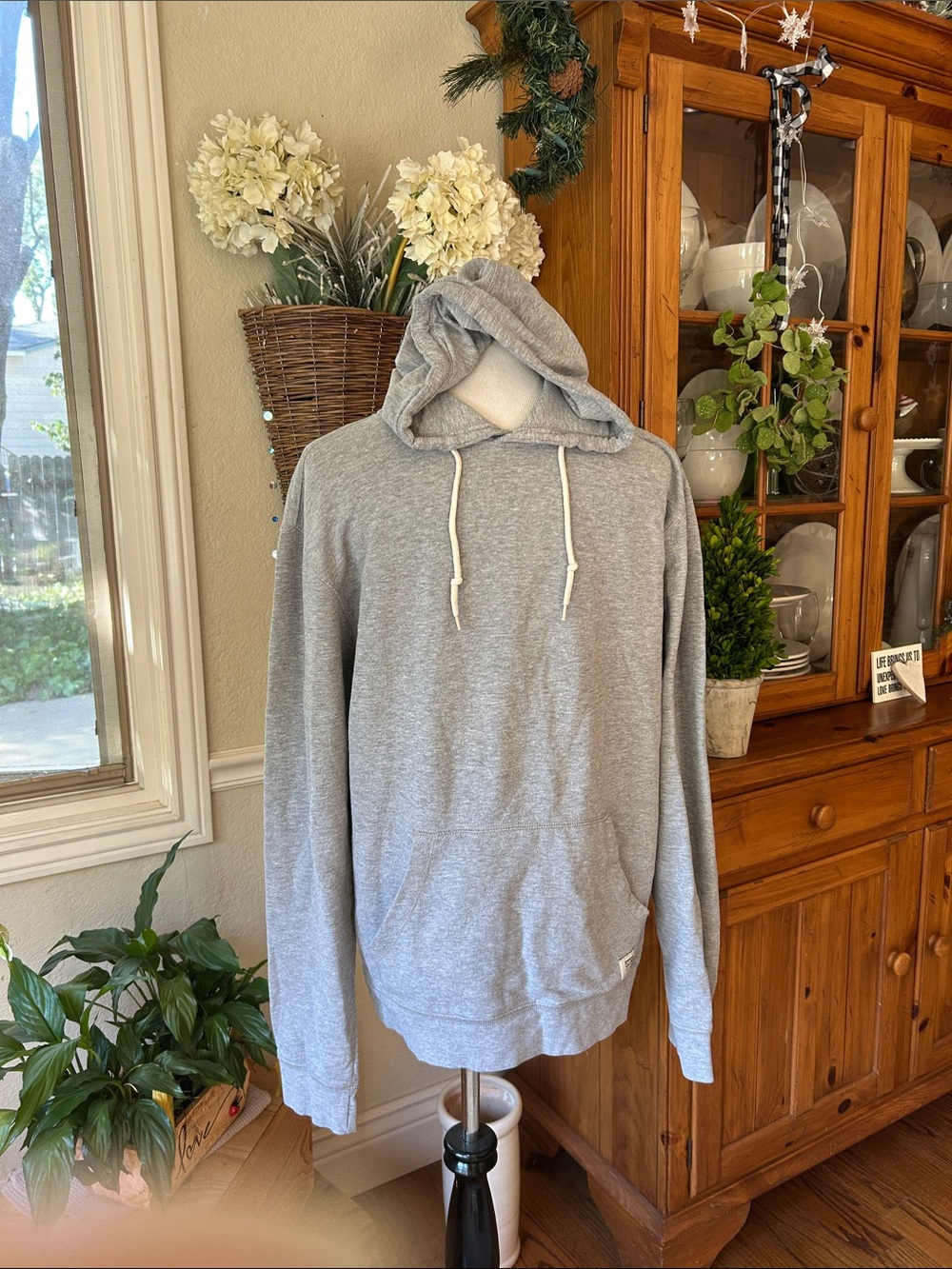 Obey Men's Heather Gray Pullover Hoodie